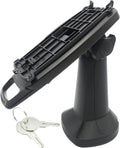 Black Latch and Key Lock Pole Mount Terminal Stand F455784