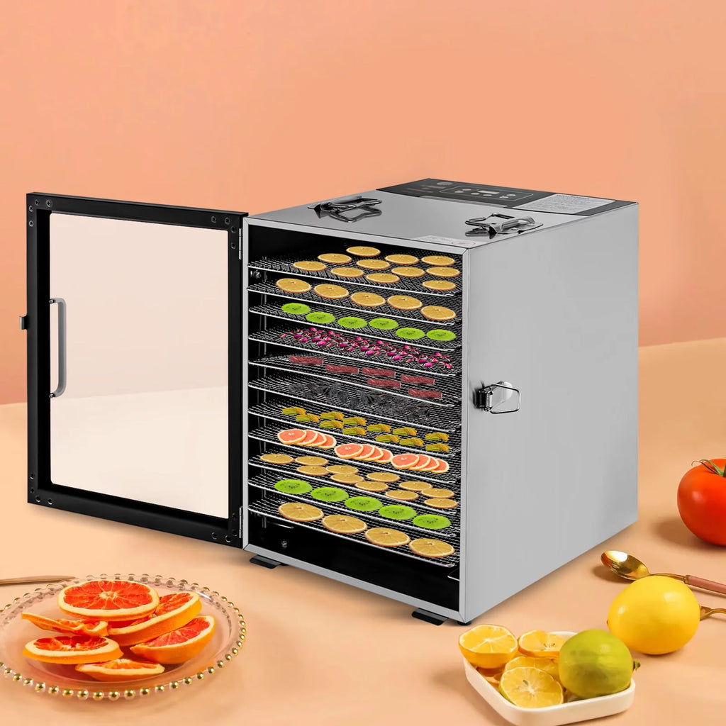 10 Trays Stainless Steel Electric Food Dehydrator T97612