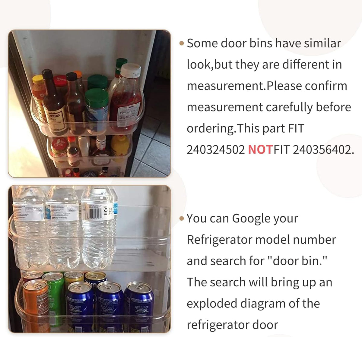 Refrigerator Door Bin Shelf A6981