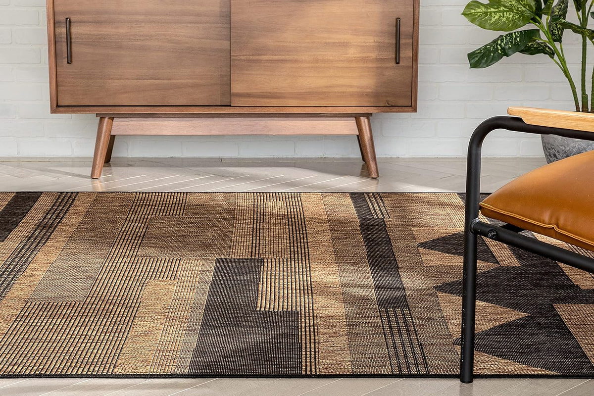 Tribal Moroccan Natural Area Rug P518588