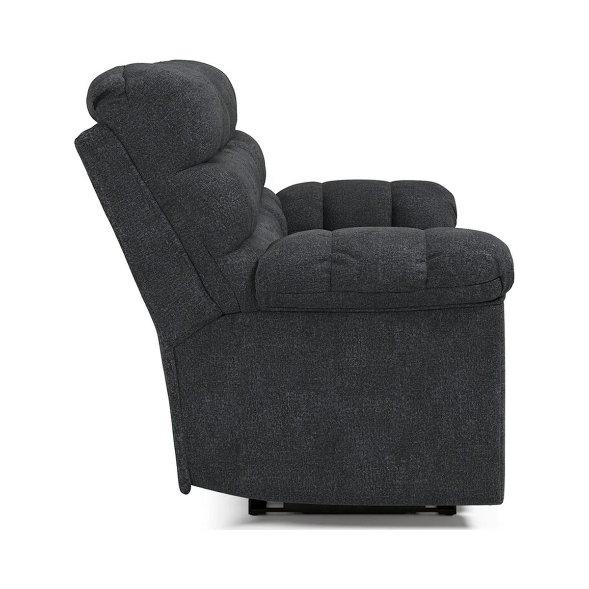 90 Inch Manual Recliner Sofa with Drop Down Table and Cupholders P2592