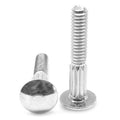 1/4-20 x 1 3/4 Coarse Thread Rib Neck Carriage Bolt Low Carbon Steel Zinc Plated Pk 1500 G482