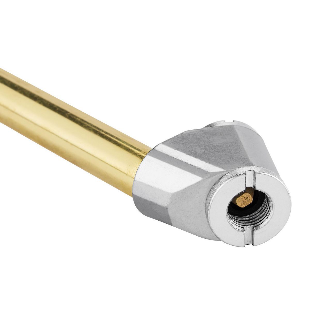 Dual-Head Angle Chuck Inflator with Inline Gauge G23266