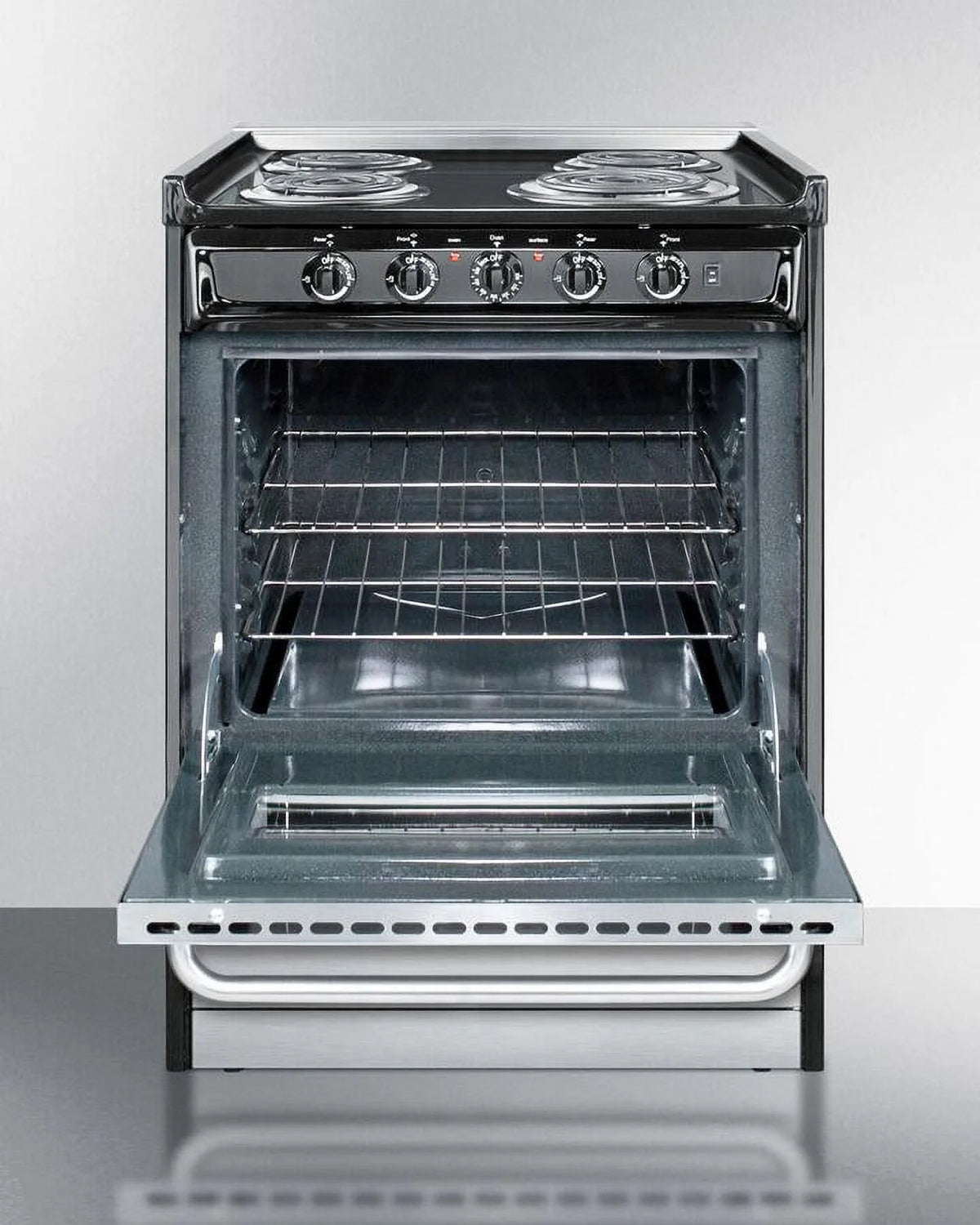 24 in. Slide-In Electric Range with Stainless Steel Doors J557463