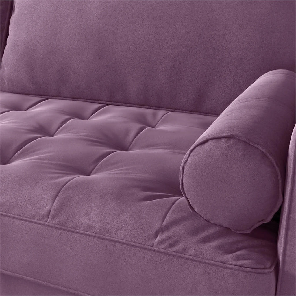 Purple Velvet Loveseat O21842