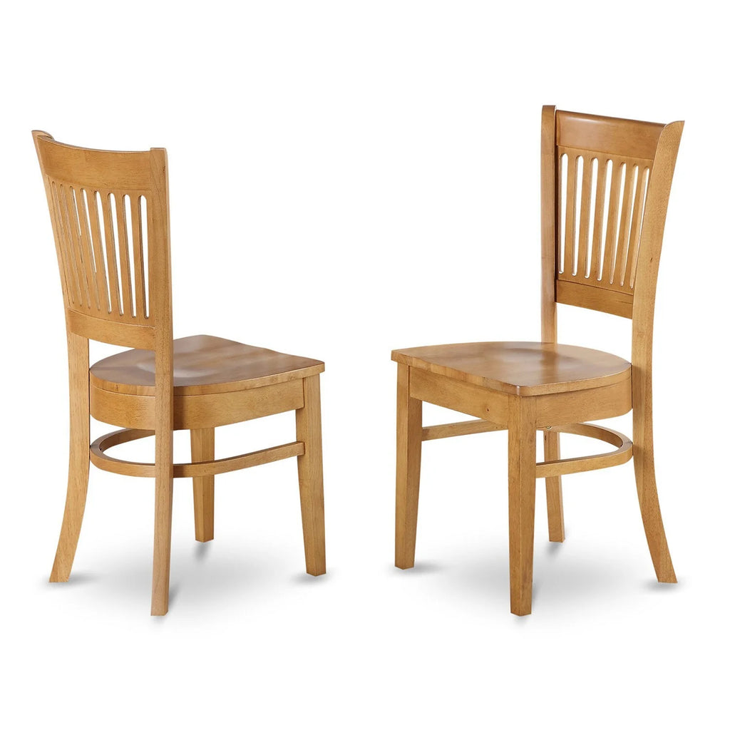3-piece Oak Table and Dining Chairs V89665
