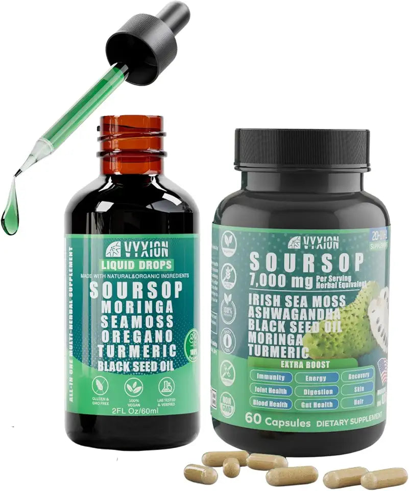 Soursop Bitters Liquid Herbal Extracts Capsules Q38712