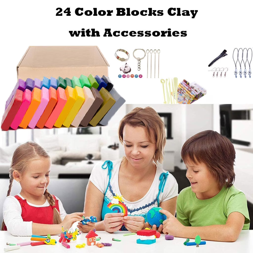 24 Color Baking Molding Toys With Accessories R969684