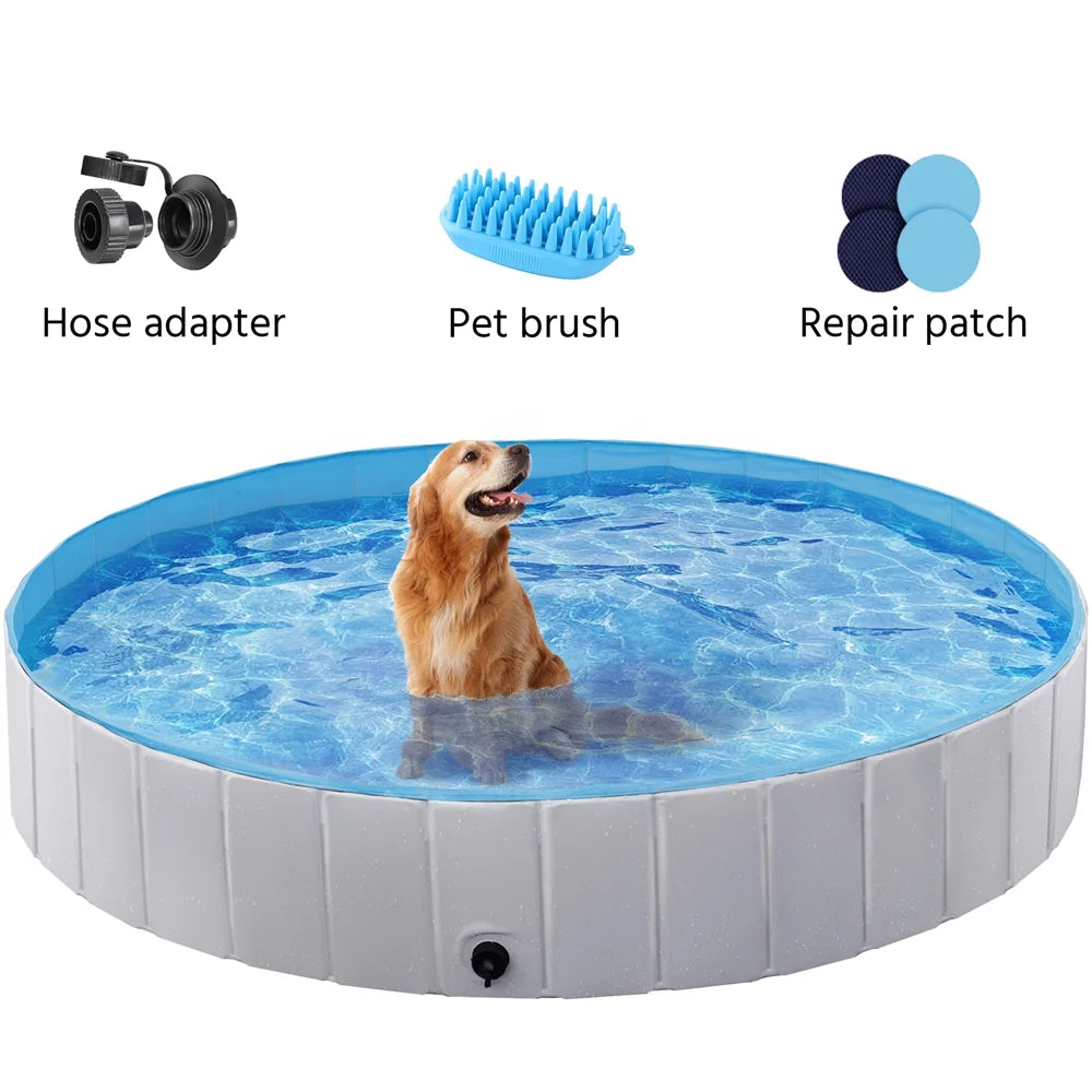 Foldable Pet Swimming Pool Wash Tub XX-Large V806