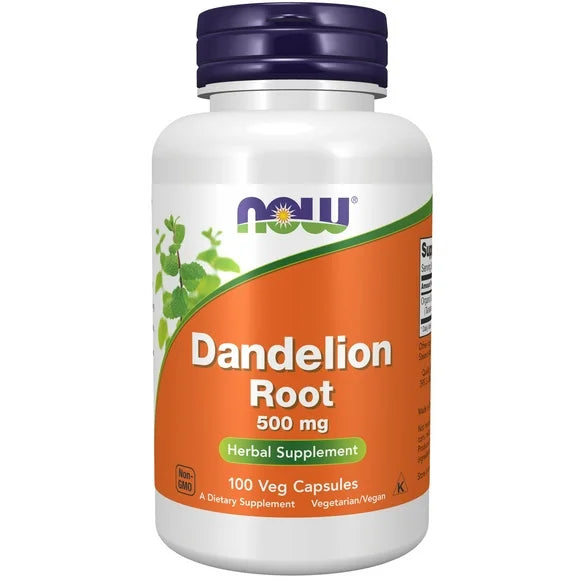 Dandelion Root 500 mg Herbal Supplement 100 Veg Capsules Q120