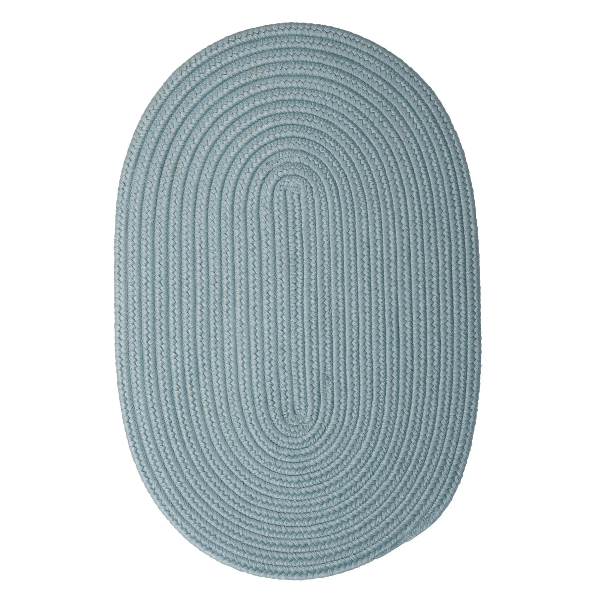3' x 5' Blue Reversible Oval Area Rug Q467200