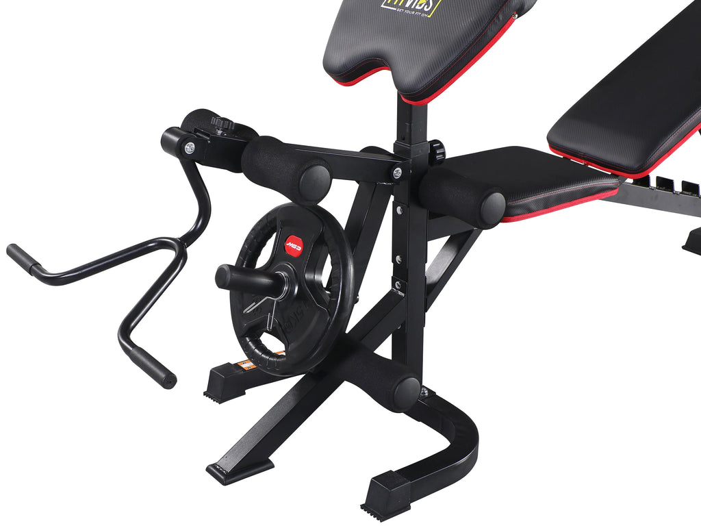 Adjustable Olympic Workout Bench with Squat Rack F79465