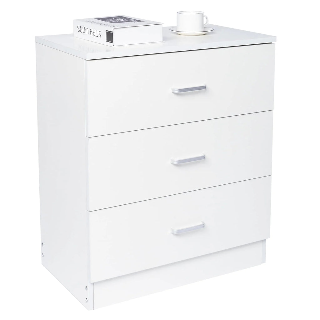 Wooden 3 Drawer Nightstand W9328