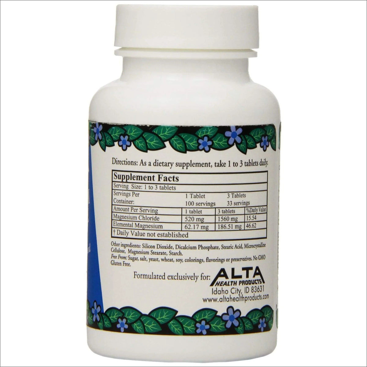 Magnesium Chloride 100 Tablets J49423