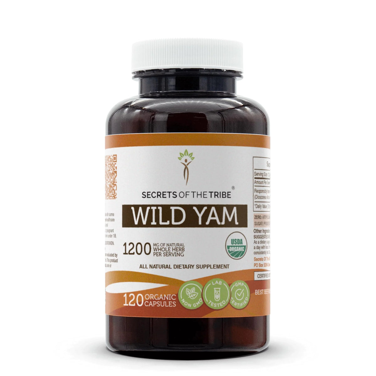Organic Wild Yam 120 Capsules P4513