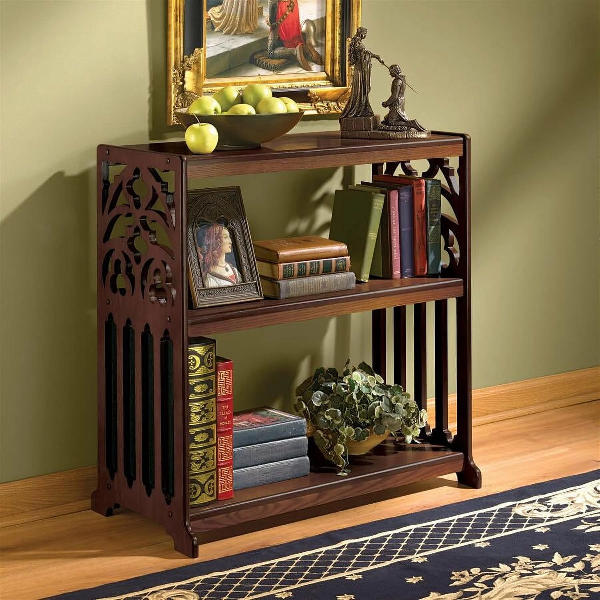 Wooden Bookshelf O7387