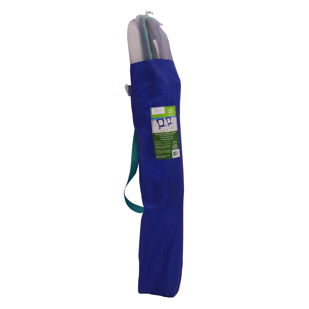 Blue Folding Beach Chair with Carry Bag R782882