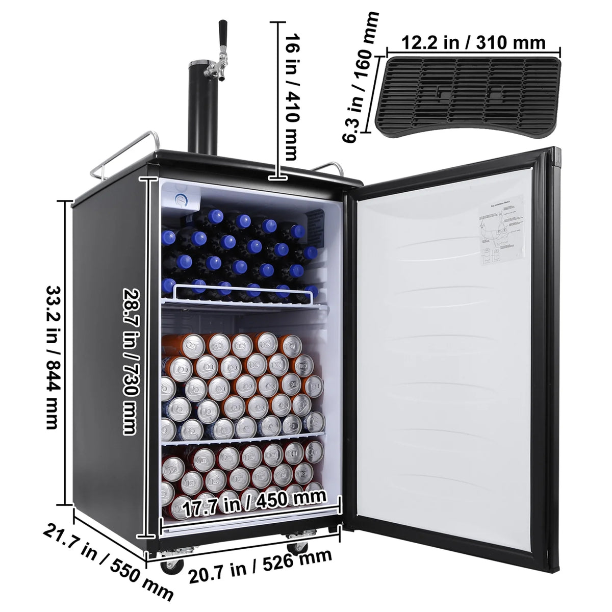 Draft Beer Dispenser Single Tap J551