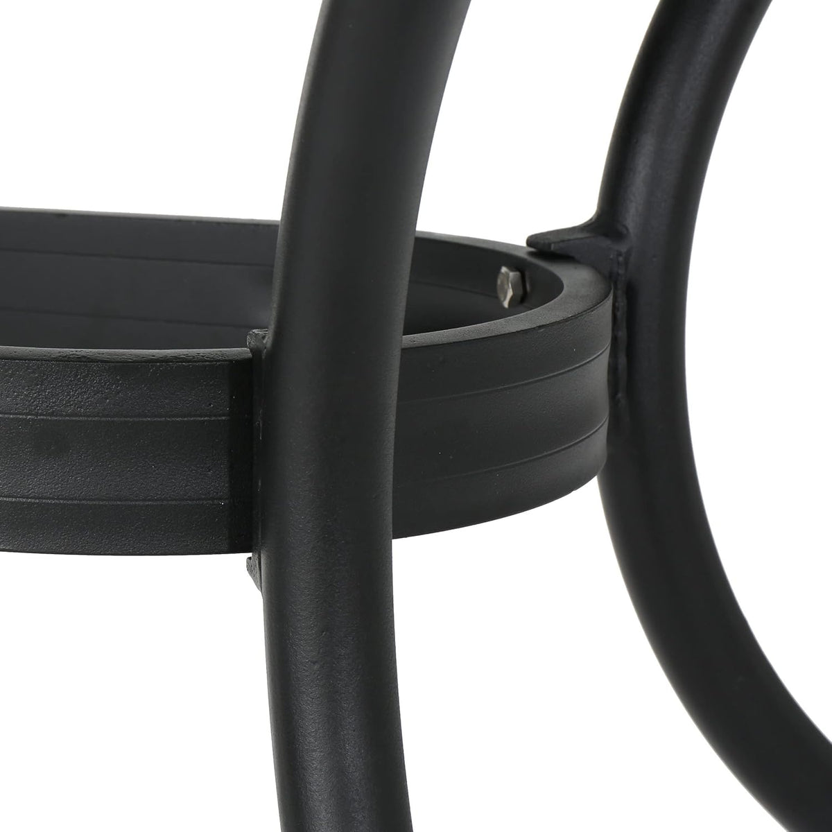 Black Sand Cast Aluminum Rectangle Table P35980