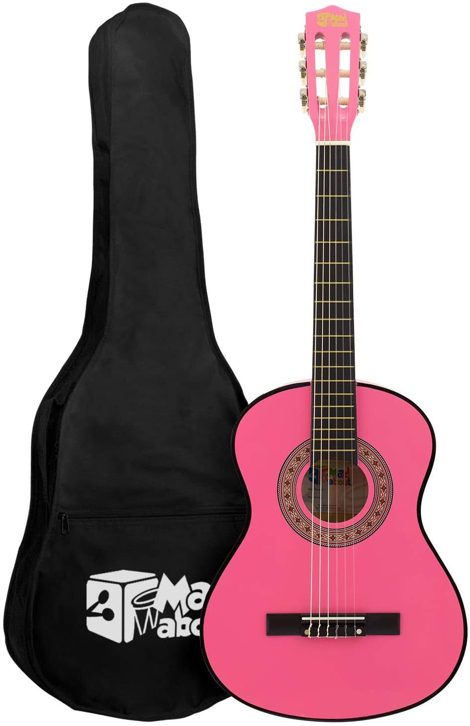 1/4 Size Pink Classical Guitar with Carry Bag V65662