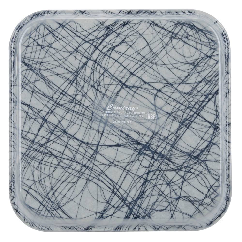 Swirl Gray 13 inch Square Fiberglass Camtray N9293