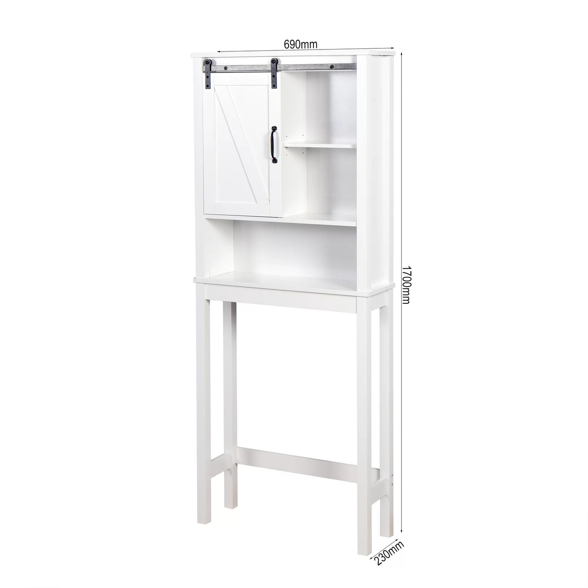 Over-The-Toilet Storage Cabinet with Adjustable Shelves I865572