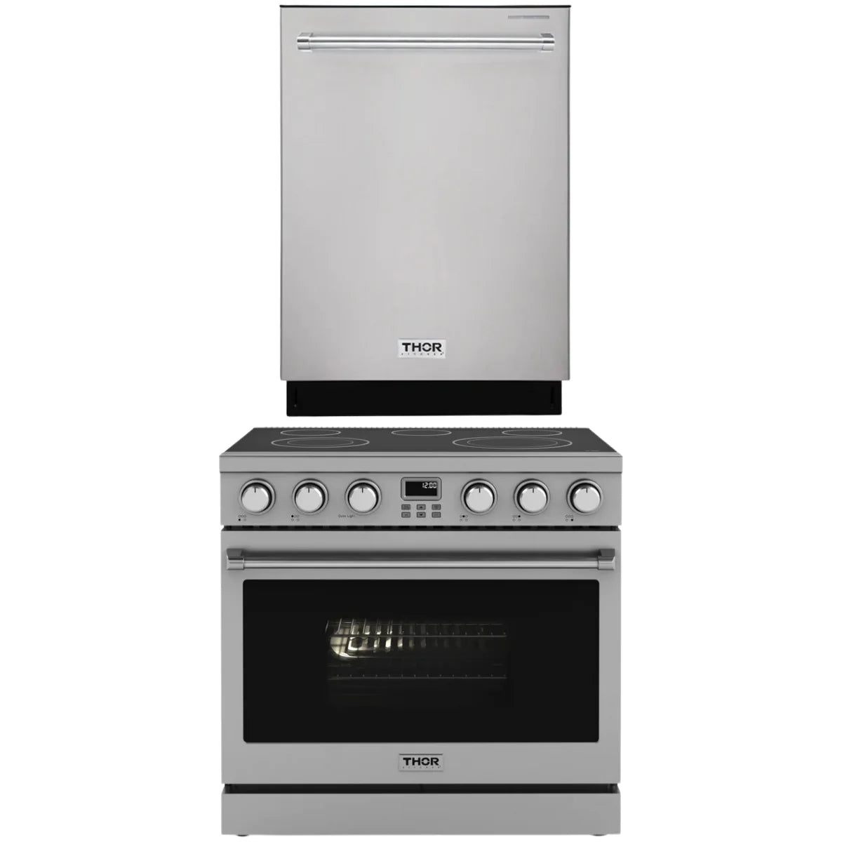 36 Electric Range and Dishwasher R123