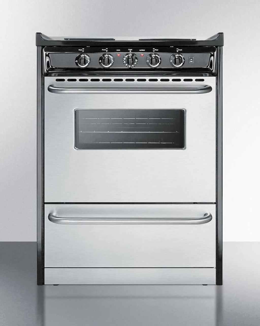 24 in. Slide-In Electric Range with Stainless Steel Doors J557463