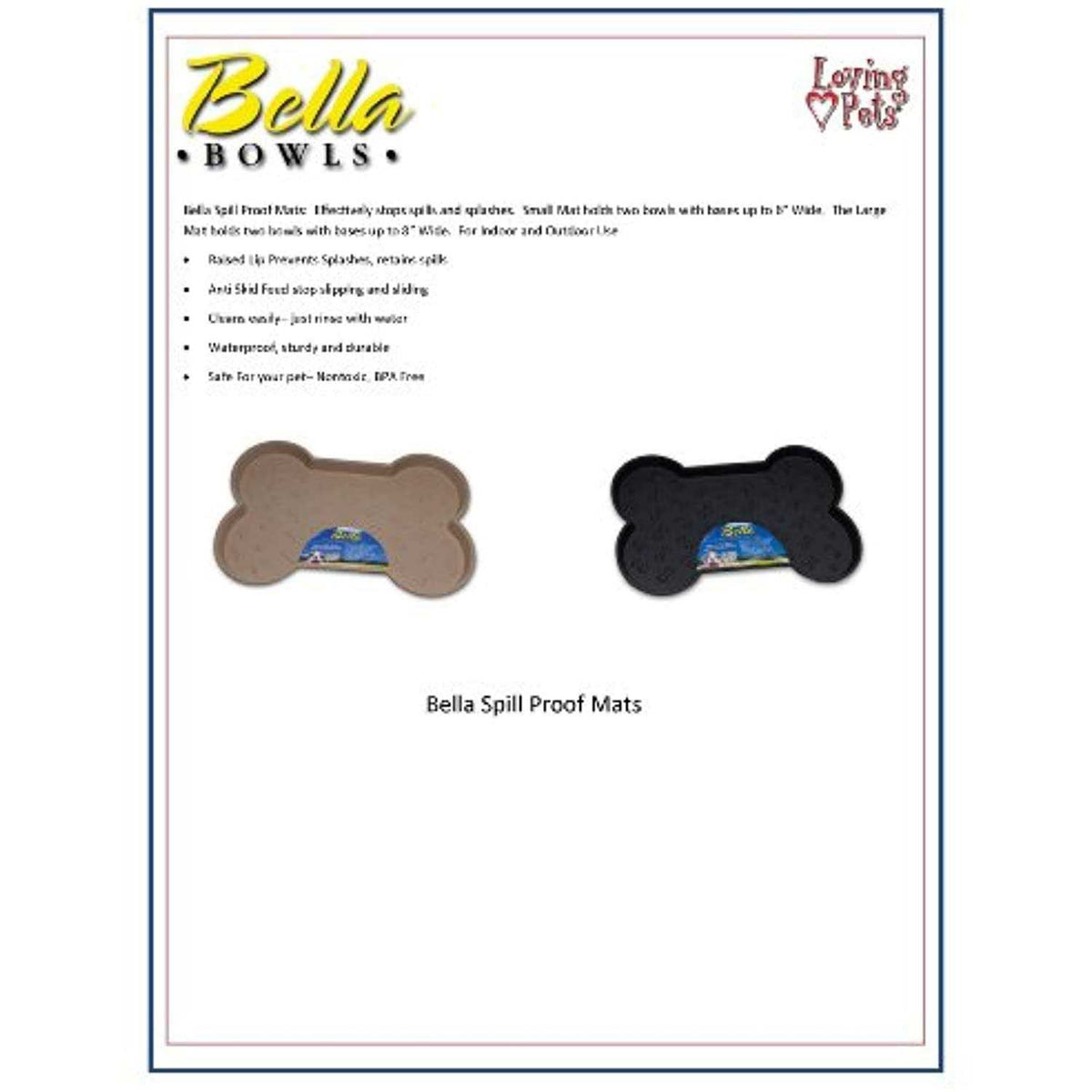 Spill-Proof Dog Mat L19838