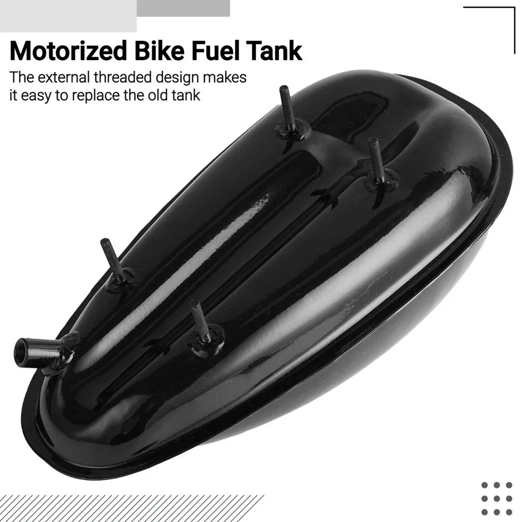 Black 2L Motorized Bike Fuel Tank H8217