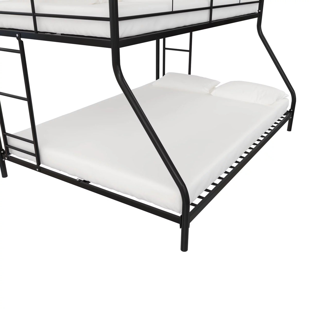 Twin over Full Metal Bunk Bed, Black B6649