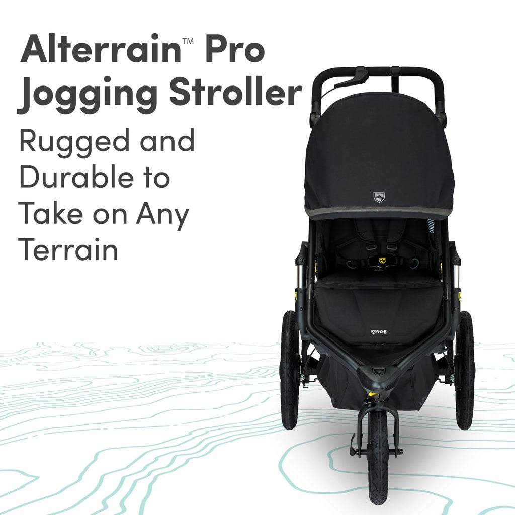 Black All-Weather Jogging Stroller F590