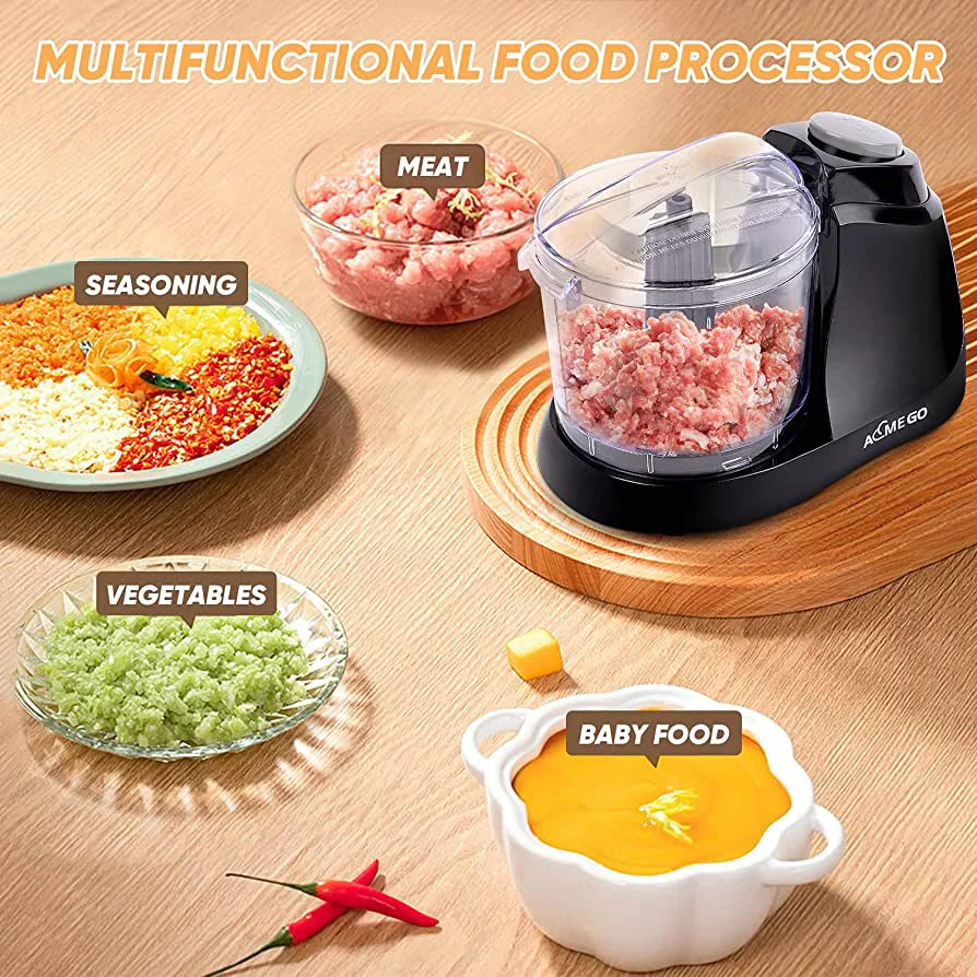 1.5 Cup Electric Food Chopper with Stainless Steel Blade V835527