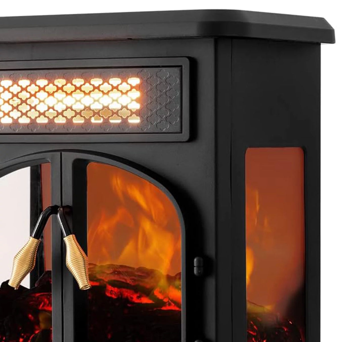 Freestanding Portable Electric Fireplace Heater Stove M177