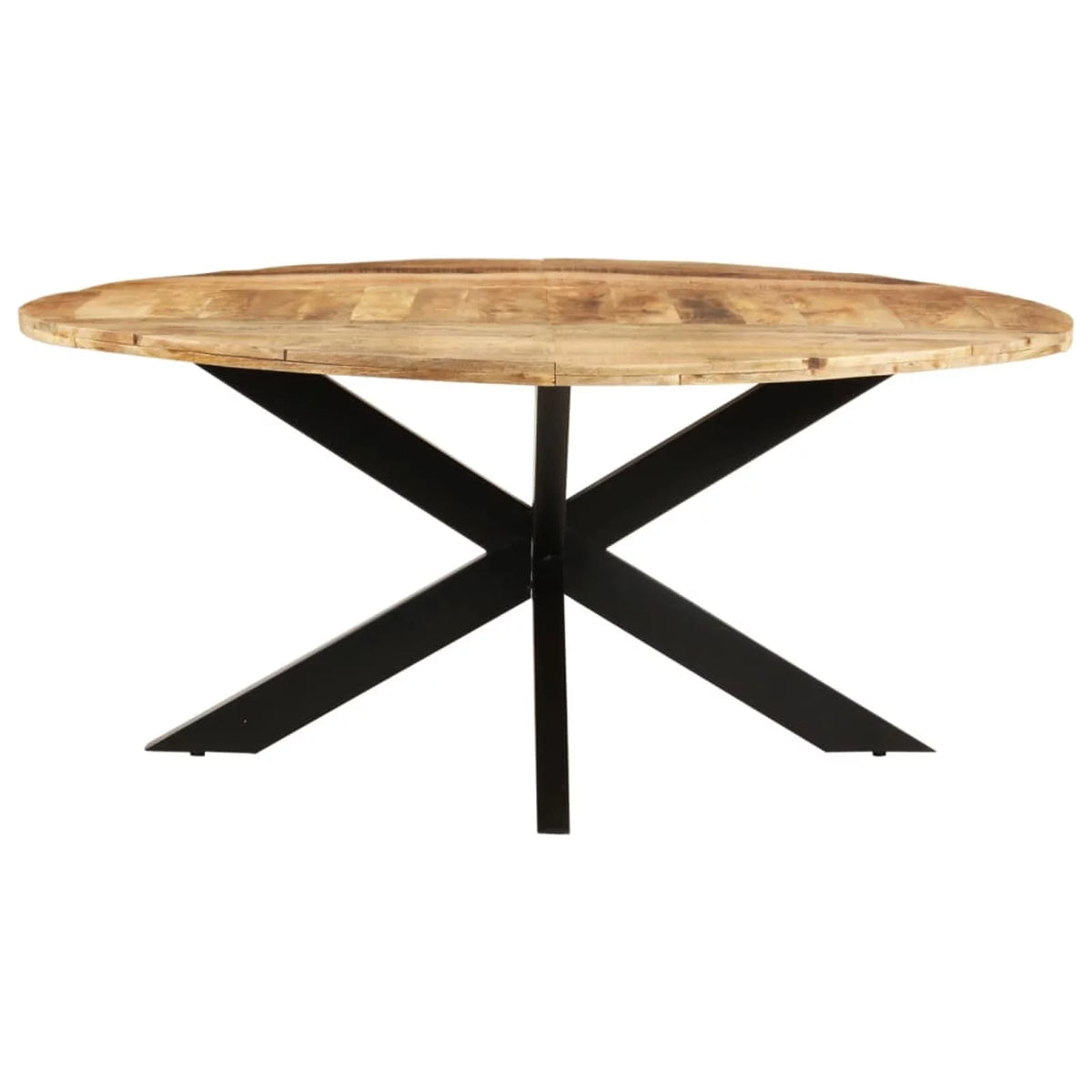 Round Rough Mango Wood Dining Table G957170