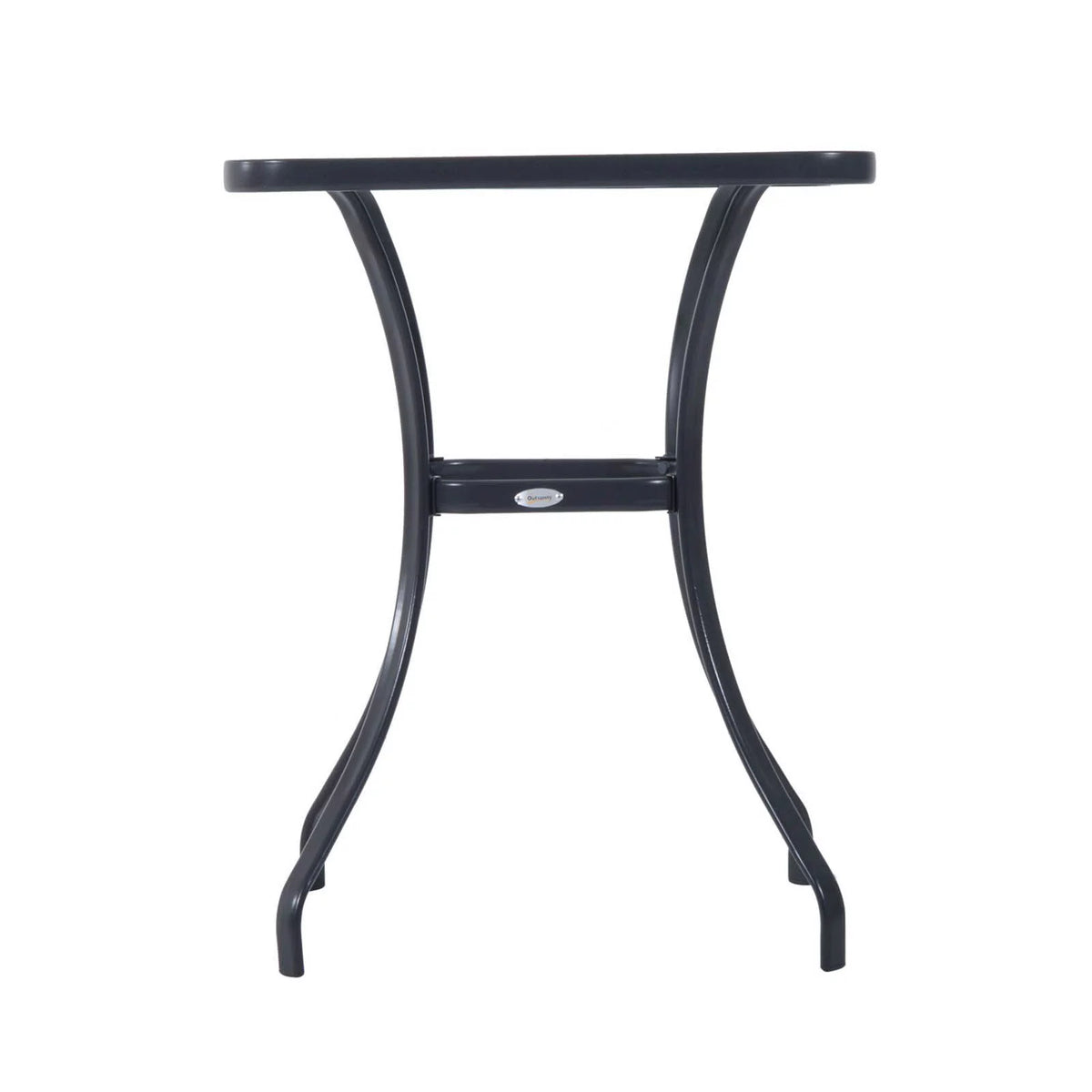 27 Square Tempered Glass Outdoor Dining Table H703