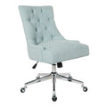 Mint Blue Fabric Office Chair with Chrome Base L99679