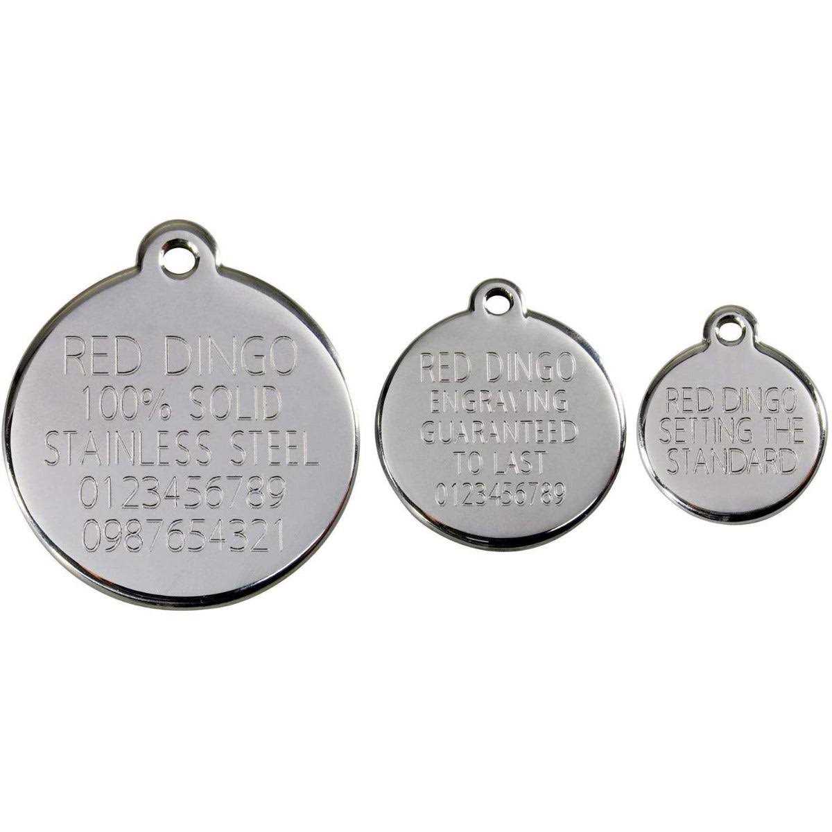 Enamel Pet ID Tag Skull & Cross Bone E5290