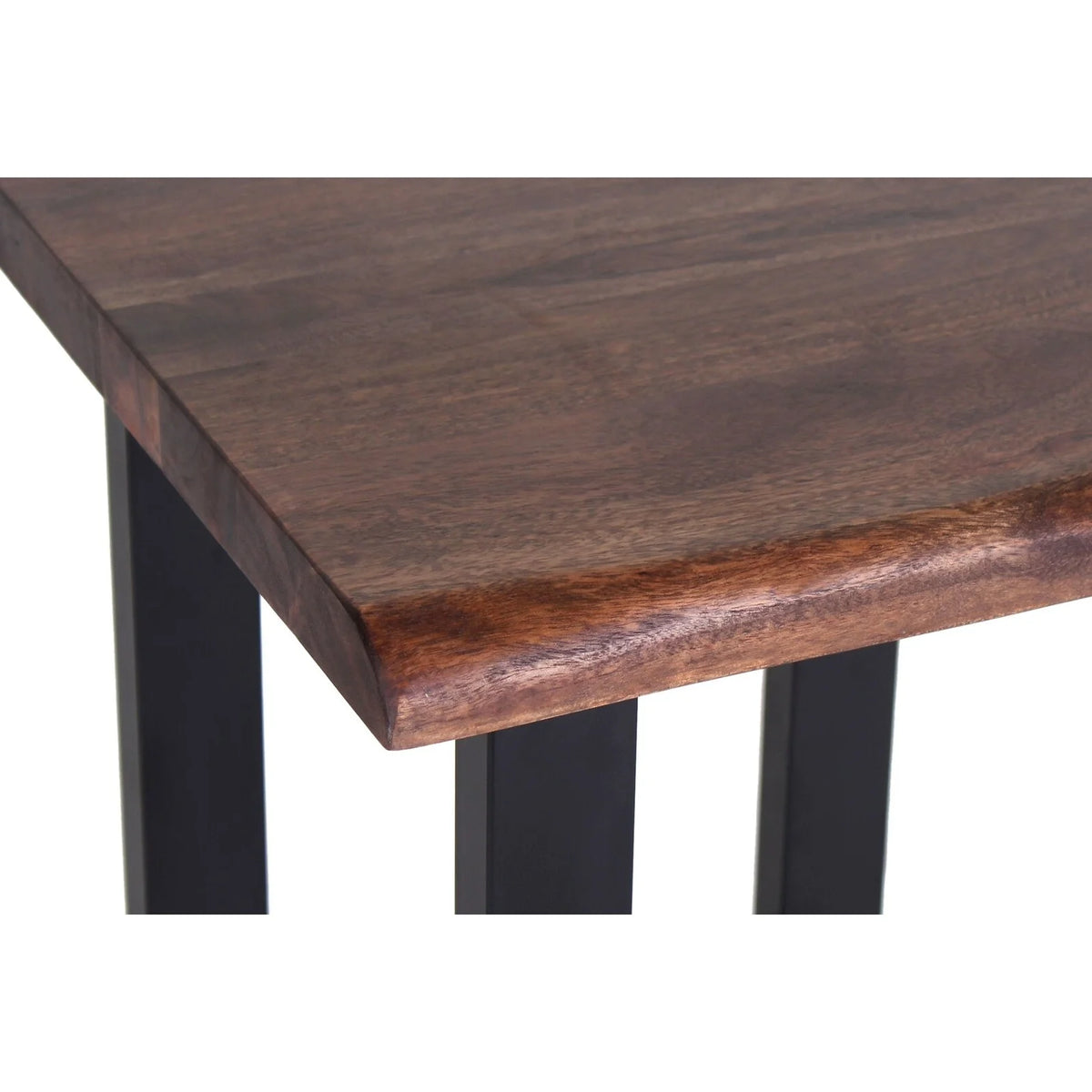 24" Wood Live Edge Counter Stool F9278