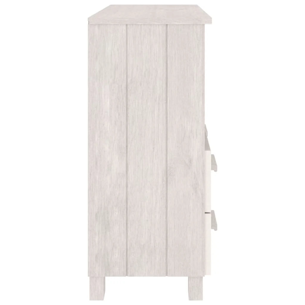 White Solid Wood Pine Sideboard S942147