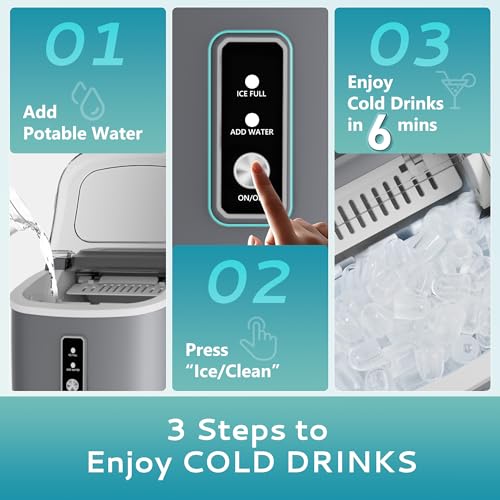 Portable Countertop Ice Maker with Carry Handle V562185