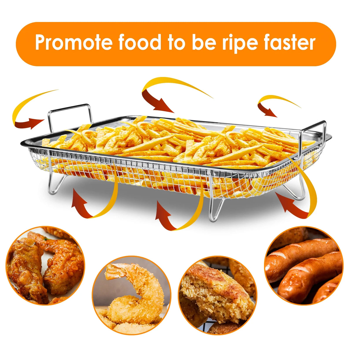 Stainless Steel Air Fryer Basket R620879